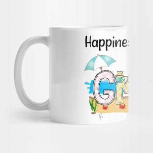Happiness Is Being A Gmas Summer Beach Happy Mother's Day T-Shirt Mug